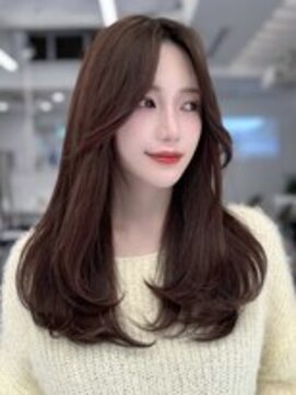 アマトウキョウ アユンチェ(AMA TOKYO×AYUNCHE) 韓国スタイル/ナチュラルくびれヘア_くびれ巻き_レイヤーカット