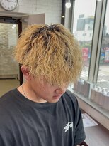 クール 大和八木駅前店(Coeur)&nbsp;ブリーチ縦落ちパーマ