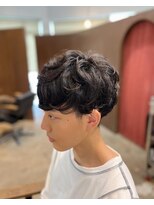 リップス ヘアー(Lips hair)&nbsp;緩めのマッシュパーマスタイル♪