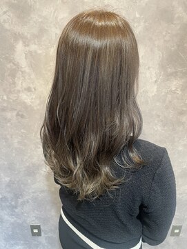 ココカラヘアー プラス(cococara‐hair plus) レイヤー×白髪ぼかし×アッシュベージュ