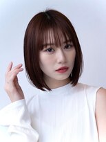 ドットハリス(.Hallis) 顔周りレイヤー/小顔ボブ/透明感カラー/髪質改善