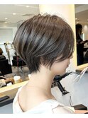 30代40代50代絶壁解消ひし形小顔前下がりショートボブ ER