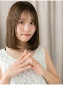 シースルーバングワンカール艶感ストレートY戸田公園20代30代