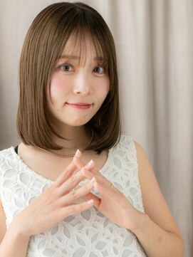 カバーヘア ブリス 戸田公園西口店(COVER HAIR bliss) シースルーバングワンカール艶感ストレートY戸田公園20代30代