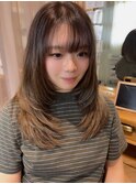 小顔見え ハイレイヤー グラデーションカラー【20代/30代】