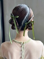 シオン(shion)&nbsp;ミディアム大人ガーリーおくれ毛前髪カット_ba575311