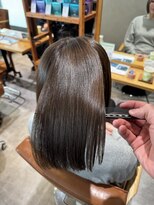 アヴァンス 西宮北口(AVANCE.)&nbsp;ボブ_髪質改善_髪質改善カラー