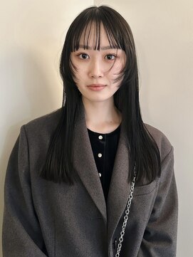 ユー(yew) グレージュカラー/オリーブグレージュ/ロングレイヤー