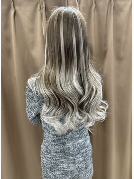 シールエクステ・編み込み専門店　merci　大阪梅田店【メルシー】 ムーングレージュバレイヤージュ