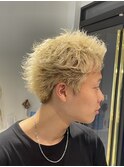 スパイキーショート/ショートスタイル/ブリーチ/メンズカラー