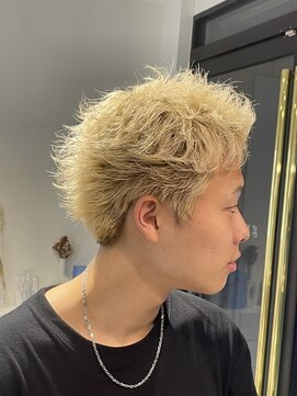 グラスバイネオリーブ 大倉山駅前店(grace by neolive) スパイキーショート/ショートスタイル/ブリーチ/メンズカラー
