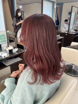 ウィーブリスタ(Weve Rista) イメチェン/ピンクベージュ/アンブレラカラー/前髪/富里