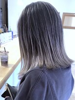 ブレイズヘアー(BLAZEhair)&nbsp;【細めハイライト】グレージュバレイヤージュ×ブリーチ２回