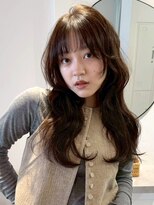 ケーツー あべのキューズモ-ル店(K-two) 顔周りカット*フェイスレイヤーカット*オリーブカラー*髪質改善