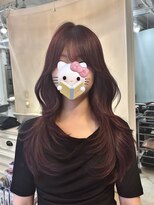 ヘアーアンドメイク シークタチカワ 立川店(Hair&Make Seek)&nbsp;【澤飯】韓国layer cut×ピンクラベンダー