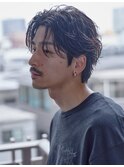 フェザーショートフェザーパーマニュアンスパーマショートヘア