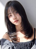 ラフィス ヘアー リノ 三宮店(La fith hair lino) 【La fith】レイヤーカット×暗髪カラー