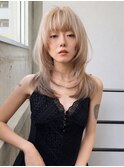 髪質改善/縮毛矯正/名古屋/栄/ハイトーン カラー/レイヤーカット