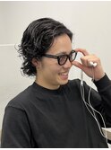 20代30代40代メンズ☆外ハネ無造作パーマスタイル