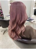 ナチュラルショートダークパープルミルクブラウン
