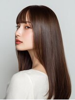 ユニカ オレ(UNIKA ore)&nbsp;ハッシュカットグレージュデザインカラーツートーンカラー北長瀬