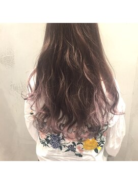 アンド バイ ヘアサロン(AND by hair salon) パールピンク・グラデーション