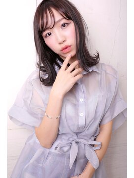 ユナイテッドビューティー 金沢(UNITED BEAUTY) 人気の切りっぱなしボブ#暗いけど透明感