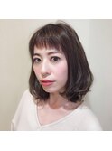 大人可愛い×ふんわりボブ
