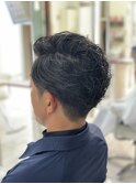 リッジウェーブ×ツーブロック/かっこいい◎20代30代40代