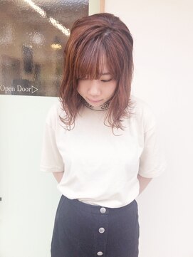 トリとハサミとたまにネコ くせ毛風ボブ