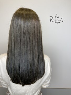 ラポール(Rapport) オリーブグレージュ×セミロング