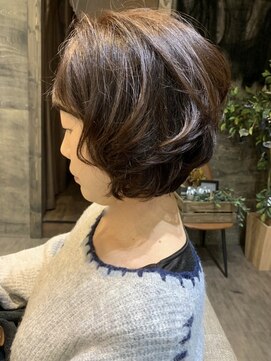 アフロート ショウナン(AFLOAT SHONAN) パーマショートボブ{湘南/湘南/藤沢}