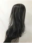 ハイライト×アッシュベージュ