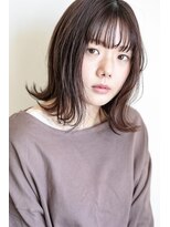 たさわ堂&nbsp;外ハネセミディ◆アッシュ◆ブラウン