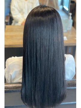 ヘアープラスヘッドスパ エン(Hair + Head spa en) 就活生さんのサラサラ黒髪ロング