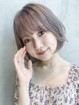 アイティー バイ アルバム 中野店(IT by ALBUM) レイヤーボブ_イヤリングカラーラベンダーカラー_8357