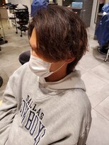 アクシー ヘアーアンドメイク(AXY HAIR&MAKE)&nbsp;2wayセンターパート/前下がりセンターパート/マッシュウルフ
