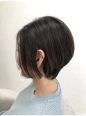 大人ショートボブ