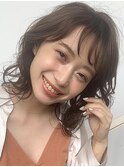 ミディレイヤー/小顔カット/20代30代40代/大人可愛い