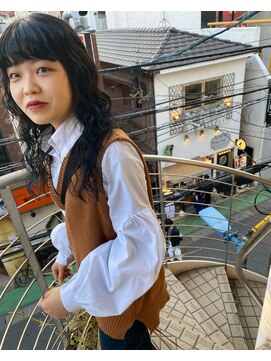 フィン(fin,) Ayato/セクションカラー/グラデーションカラー/ペールベージュ