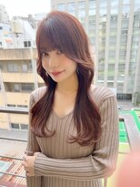 ロンド ストラーダ 心斎橋(Lond strada)&nbsp;韓国前髪顔周りロング×デザインカラー[心斎橋/髪質改善]