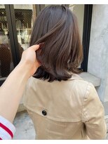 コフィー バイ メルト 吉祥寺(cofy by melt)&nbsp;【松本咲花】ワンカールレイヤーカット　オリーブベージュ