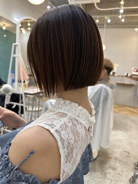 ロミー 本厚木(ROMMY.) 【オール世代似合う】大人可愛いぱつんとボブヘア