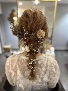 着付けヘアセット専門店 ウィズ(With) 編みおろしスタイル