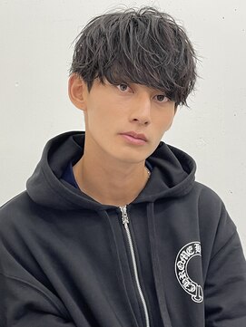 アーリー(Ali'i) ソフトツイストパーママッシュウルフツーブロックサイドパート