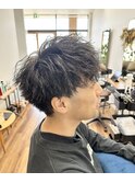 マッシュ×ツイストパーマ