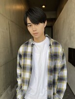 ダークアッシュ/アッシュブラック/カルマパーマ/ベリーショート