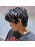 【再来】セットが楽に♪メンズカット+ニュアンスパーマ/#パーマ/学割も人気