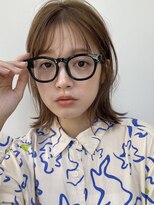 レイヤーボブレイヤーカットミディアムレイヤー薄め前髪銀座