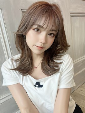 オリジンズヘアーセカンド 守谷店(Origins hair 2nd) 白髪ぼかし系ベージュカラー×BYKARTE TR